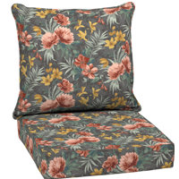 ARDEN Phoebe Floral Outdoor Lounge Chair 5.75" Cushion by ARDEN
