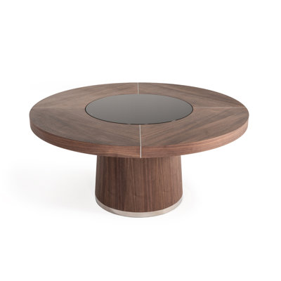 Moxee 63" Pedestal Dining Table by Ivy Bronx