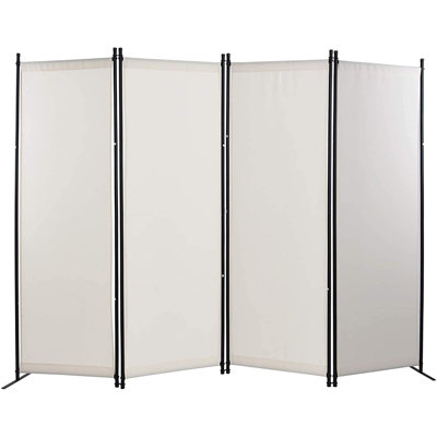 88" W x 67.5" H 4 - Panel Folding Room Divider by Wade Logan