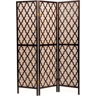 Corette 4 Panel 5.8ft Room Divider by Canora Grey
