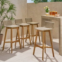 Oxendine 30.75" Patio Bar Stool by George Oliver