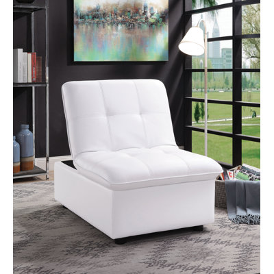 Elwell Twin 39.5" Biscuit Back Futon Chair by Latitude Run