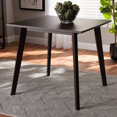 Chikamara Rubberwood Solid Wood Dining Table by Foundry Select