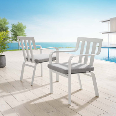 Baxley Outdoor Patio Aluminum Armchair by Modway by Modway