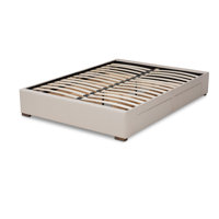 Abbey Hassell Modern and Contemporary Fabric Upholstered 4-Drawer Platform Storage Bed Frame