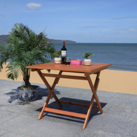 Updegraff Folding Wooden Dining Table by Highland Dunes