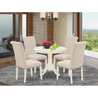 Felipe 5 Piece Solid Wood Dining Set by One Allium Way