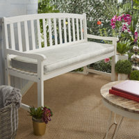 Canvas Granite Outdoor Sunbrella Seat Cushion by Breakwater Bay