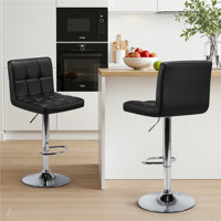 Chandresh Swivel Adjustable Height Bar Stool