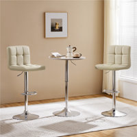 Chandresh Swivel Adjustable Height Bar Stool