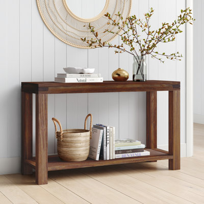 Kaicey 50" Solid Wood Console Table by Canora Grey