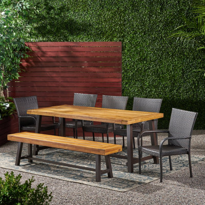 Egina Outdoor Seater 7 Piece Dining Set