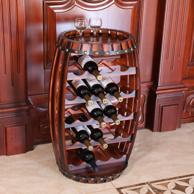 Maron 23 Bottle Floor Wine Bottle Rack by 17 Stories