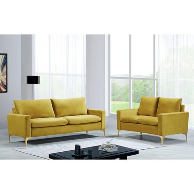 Dellwood 2 Piece Living Room Set by Everly Quinn