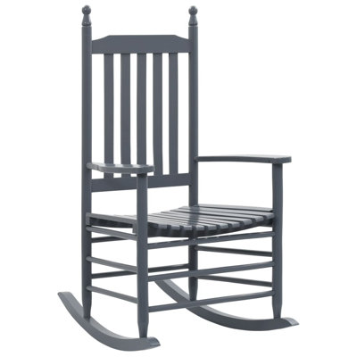 Outdoor Rocking Solid Wood Chair by East Urban Home