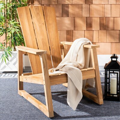 Ashlynn San Juan Solid Wood Adirondack Chair by Bayou Breeze