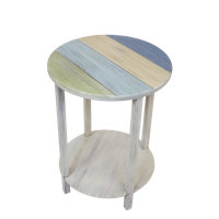 Levi Solid Wood End Table with Storage by Highland Dunes