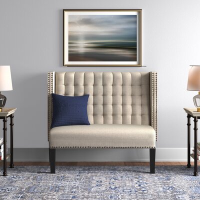Attaway 46" Armless Loveseat by Three Posts