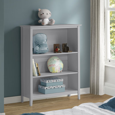 Husby 36" Wide Wooden Bookcase With 3 Shelves by Viv + Rae