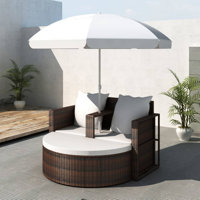 Tawanda 78.7" Wide Rectangle Patio Daybed with Cushions by Bay Isle Home