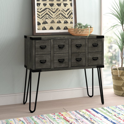 Ellefson 26" Antique-Style Storage Console Table by Mistana