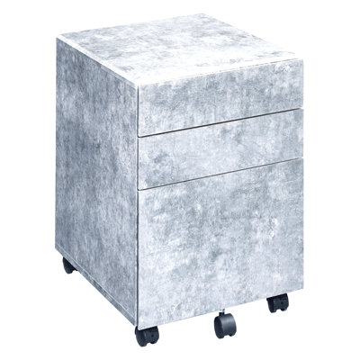 Rotem 3-Drawer Mobile Vertical Filing Cabinet by Williston Forge