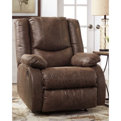 Pennside 33" Wide Faux Leather Manual Zero Clearance Standard Recliner