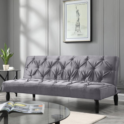 Vroman Twin or Smaller 71" Tight Back Convertible Sofa by Rosdorf Park