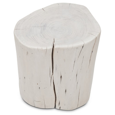 Brookleigh Solid Wood Stump Accent Stool by Wade Logan