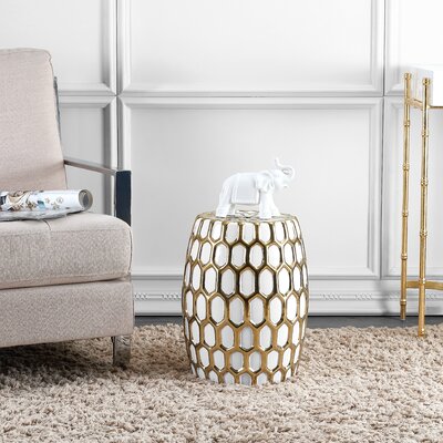 Crim Ceramic Garden Stool by Everly Quinn