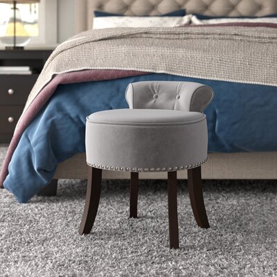 Garfield Vanity Stool by Andover Mills