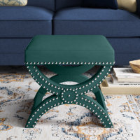 Miamisburg 21.3" Wide Square Standard Ottoman by Three Posts