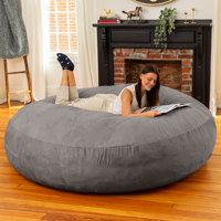 Jaxx 6 Foot Cocoon - 2-in-1 Convertible Bean Bag Bed & Large Bean Bag Chair for Adults