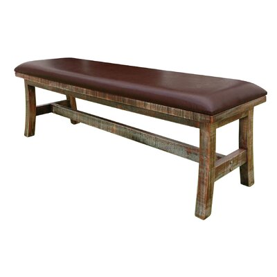 Dodge Lupita Breakfast Faux Leather Bench by Laurel Foundry Modern Farmhouse