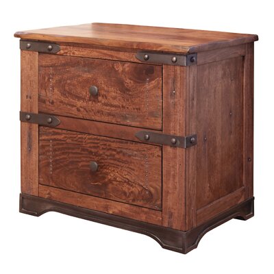 Gwenola 2 Drawer Nightstand by Millwood Pines