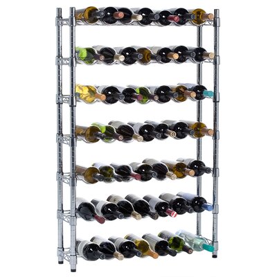 Garrido 91 Bottle Floor Wine Bottle Rack by Rebrilliant