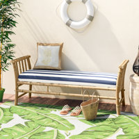 Roden 22" Wide Outdoor Patio Daybed with Cushions by Bay Isle Home