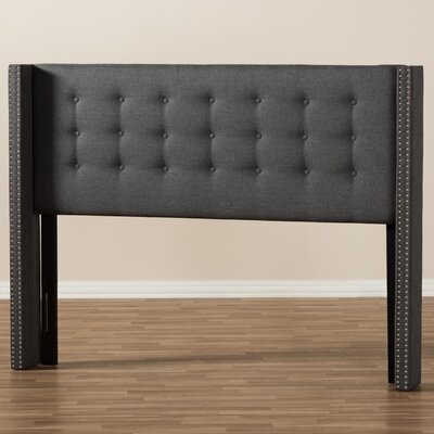 Chareese Upholstered Wingback Headboard by Wade Logan