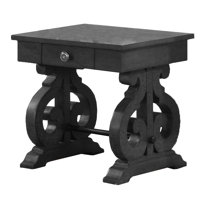 Vanover Trestle 1 Drawer End Table with Storage by Fleur De Lis Living