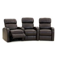 Edge XL800 Home Theater Sofa (Row of 3) by Winston Porter