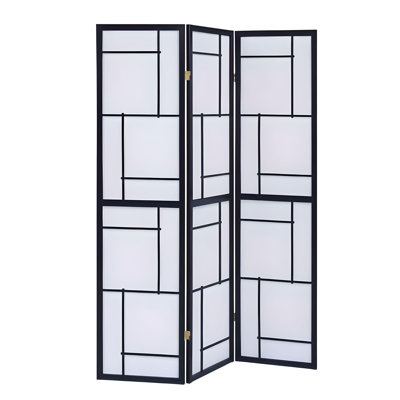 Samatha 3 Panel Room Divider by Ebern Designs