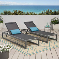 Cheshire 76.5" Long Reclining Chaise Lounge Set by Orren Ellis