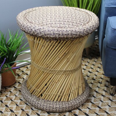 Barkhamsted Wood Accent Stool by Bay Isle Home