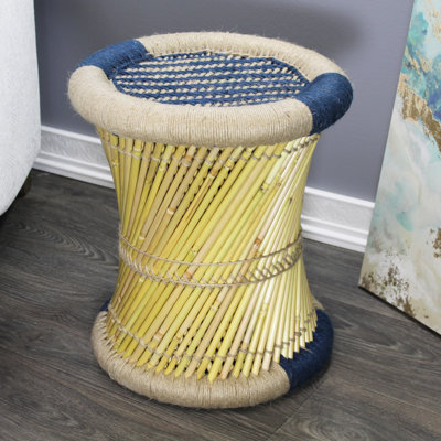 Barkhamsted Reed Accent Stool by Bay Isle Home