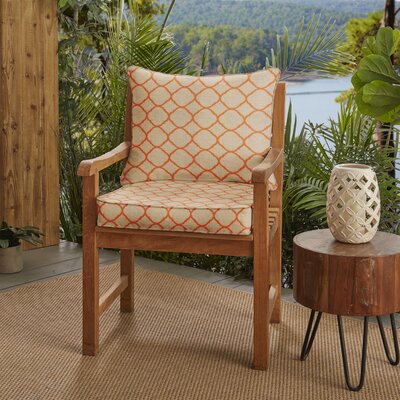 Indoor/Outdoor Sunbrella Lounge Chair Cushion by Rosecliff Heights