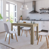 Dining Table Kitchen Table Dining Room Dinner Table Engineered Wood by Latitude Run