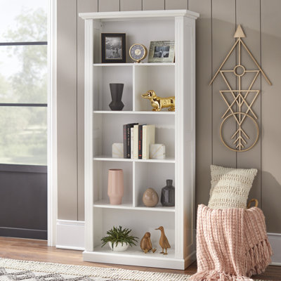 Moffett 69.75" H x 31.5" W Standard Bookcase by Rosecliff Heights