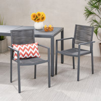 Arniaga Patio Dining Chair by Wade Logan