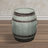 Jaunna Drum End Table with Storage by Williston Forge