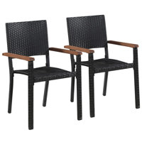 Carrollton Teak Patio Dining Armchair by Bay Isle Home